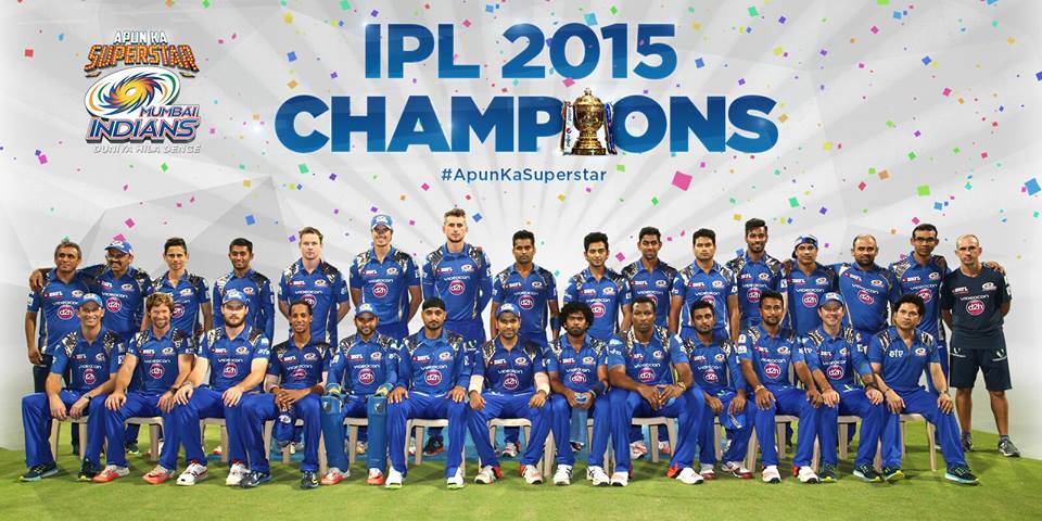 Mumbai Indians Win Indian Premier League 2015