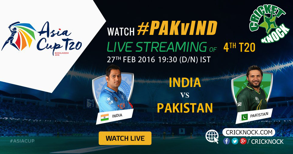 Pakistan vs India Asia Cup Live 2016