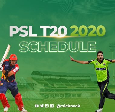 PSL T20 2020 complete fixtures