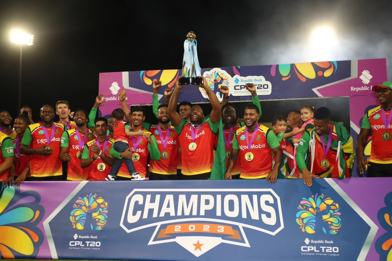Guyana Amazon Warriors lift CPL T20 title for the first time after defeating Trinbago Knight Riders